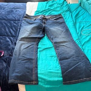 Torrid Luxe Slim Boot Super Stretch Dark Blue Flare Jeans